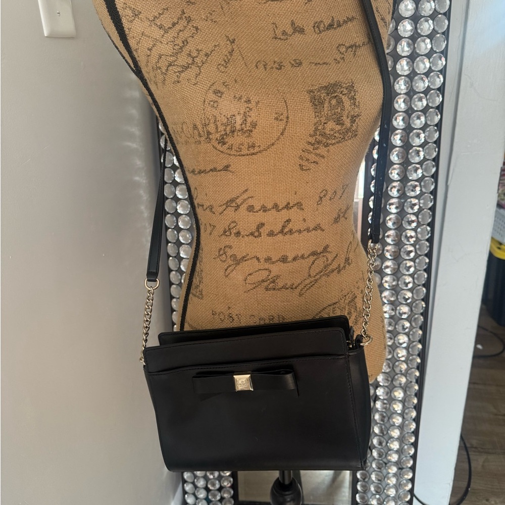 Kate Spade Black Bow Crossbody Bag